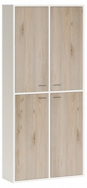 Шкаф книжный Домино СУ(ш2в2)+4ФГ в Ханты-Мансийске - hanty-mansiysk.ok-mebel.com | фото