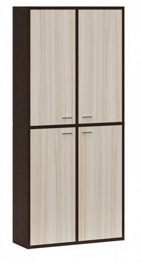 Шкаф книжный Домино СУ(ш2в2)+4ФГ в Ханты-Мансийске - hanty-mansiysk.ok-mebel.com | фото