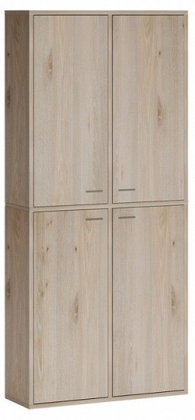 Шкаф книжный Домино СУ(ш2в2)+4ФГ в Ханты-Мансийске - hanty-mansiysk.ok-mebel.com | фото