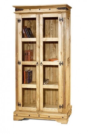Шкаф книжный "Викинг 03" массив в Ханты-Мансийске - hanty-mansiysk.ok-mebel.com | фото 2