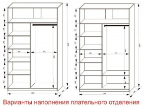 Шкаф-купе 1400 серии SOFT D8+D2+B2+PL4 (2 ящика+F обр.штанга) профиль «Графит» в Ханты-Мансийске - hanty-mansiysk.ok-mebel.com | фото 8