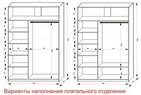 Шкаф-купе 1600 серии SOFT D6+D4+B2+PL2 (2 ящика+1штанга+1 полка) профиль «Капучино» в Ханты-Мансийске - hanty-mansiysk.ok-mebel.com | фото 8