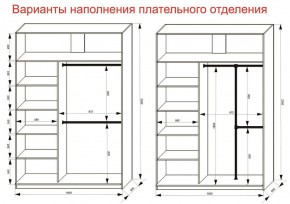 Шкаф-купе 1600 серии SOFT D6+D4+B2+PL2 (2 ящика+1штанга+1 полка) профиль «Капучино» в Ханты-Мансийске - hanty-mansiysk.ok-mebel.com | фото 9