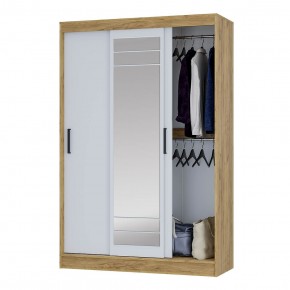 Шкаф-купе Тео ШКК-02 (крафт/белый) в Ханты-Мансийске - hanty-mansiysk.ok-mebel.com | фото 3