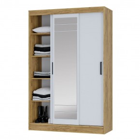 Шкаф-купе Тео ШКК-02 (крафт/белый) в Ханты-Мансийске - hanty-mansiysk.ok-mebel.com | фото 4