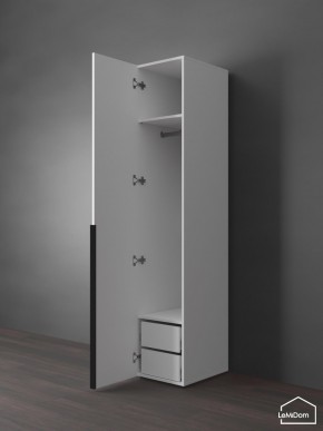 Шкаф Linnea MHR-1-3 2050х400х510 (Белый-М 11.1.1) в Ханты-Мансийске - hanty-mansiysk.ok-mebel.com | фото 5
