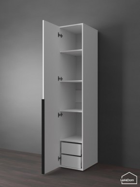Шкаф Linnea MHR-1-3 2050х400х510 (Белый-М 11.1.2) в Ханты-Мансийске - hanty-mansiysk.ok-mebel.com | фото 5