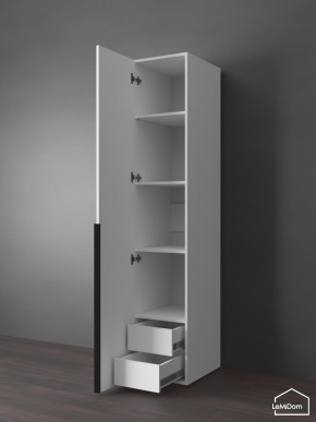 Шкаф Linnea MHR-1-3 2050х400х510 (Белый-М 11.1.2) в Ханты-Мансийске - hanty-mansiysk.ok-mebel.com | фото 6
