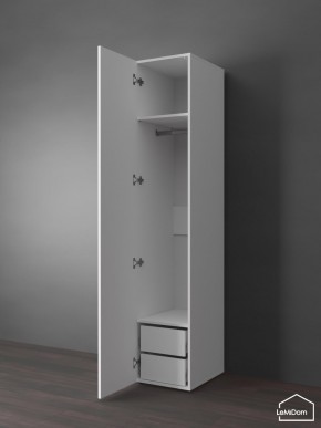 Шкаф Linnea MHR-1PO-3 2050х400х510 (Белый-М 11.1.2) в Ханты-Мансийске - hanty-mansiysk.ok-mebel.com | фото 4