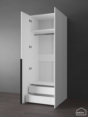 Шкаф Linnea MHR-2-3 2050х800х510 (Белый-М 11.1.1) в Ханты-Мансийске - hanty-mansiysk.ok-mebel.com | фото 5