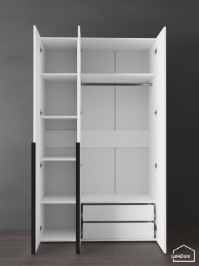 Шкаф Linnea MHR-3-2 2050х1200х510 (Белый-М 11.1.2) в Ханты-Мансийске - hanty-mansiysk.ok-mebel.com | фото 5
