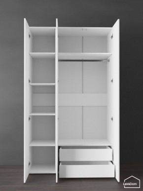 Шкаф Linnea MHR-3PO-2 2050х1200х510 (Белый-М 11.1.2) в Ханты-Мансийске - hanty-mansiysk.ok-mebel.com | фото 5