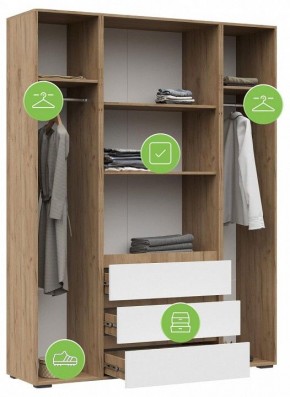 Шкаф платяной Элла в Ханты-Мансийске - hanty-mansiysk.ok-mebel.com | фото 4