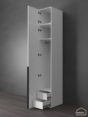 Шкаф с антресолью Linnea MHR-1A-3 2450х400х510 (Белый-М 11.1.2) в Ханты-Мансийске - hanty-mansiysk.ok-mebel.com | фото 6