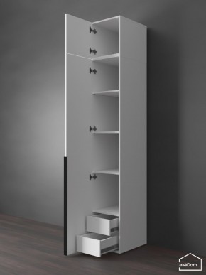 Шкаф с антресолью Linnea MHR-1A-4 2450х400х510 (Белый-М 11.1.2) в Ханты-Мансийске - hanty-mansiysk.ok-mebel.com | фото 5