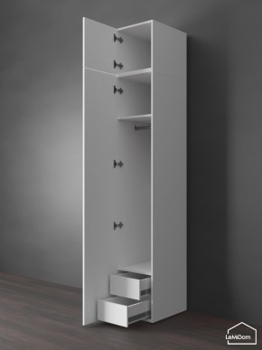 Шкаф с антресолью Linnea MHR-1POA-3 2450х400х510 (Белый-М 11.1.1) в Ханты-Мансийске - hanty-mansiysk.ok-mebel.com | фото 6