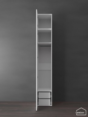 Шкаф с антресолью Linnea MHR-1POA-3 2450х400х510 (Белый-М 11.1.2) в Ханты-Мансийске - hanty-mansiysk.ok-mebel.com | фото 5