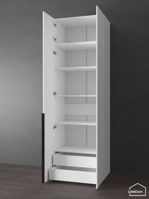 Шкаф с антресолью Linnea MHR-2A-4 2450х800х510 (Белый-М 11.1.2) в Ханты-Мансийске - hanty-mansiysk.ok-mebel.com | фото 5