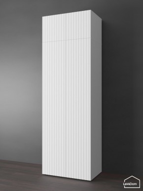 Шкаф с антресолью Linnea MHR-2POA-4 2450х800х510 (Белый-М 11.1.2) в Ханты-Мансийске - hanty-mansiysk.ok-mebel.com | фото