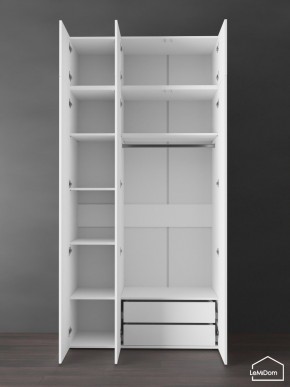 Шкаф с антресолью Linnea MHR-3POA-2 2450х1200х510 (Белый-М 11.1.2) в Ханты-Мансийске - hanty-mansiysk.ok-mebel.com | фото 6