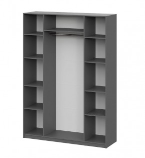 Шкаф ШК-5 (1600) Графит серый в Ханты-Мансийске - hanty-mansiysk.ok-mebel.com | фото 3