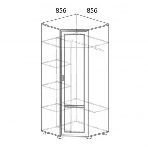 Шкаф угловой №243 Белла в Ханты-Мансийске - hanty-mansiysk.ok-mebel.com | фото 2