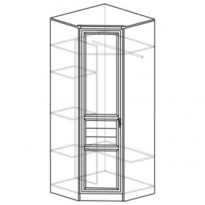 Шкаф угловой 50 Лира Нортон светлый (угол 854х854) в Ханты-Мансийске - hanty-mansiysk.ok-mebel.com | фото 2