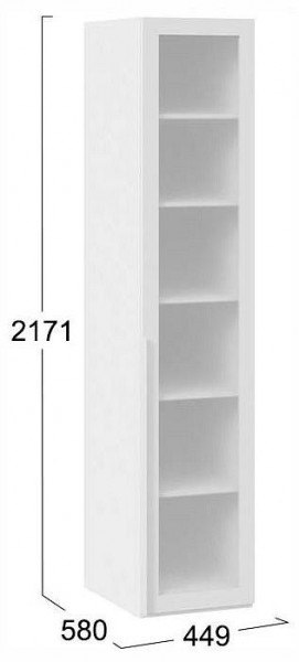 Шкаф-витрина Порто СМ-393.07.008 в Ханты-Мансийске - hanty-mansiysk.ok-mebel.com | фото 3