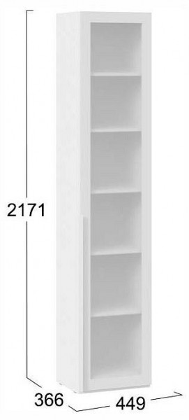 Шкаф-витрина Порто СМ-393.07.213 в Ханты-Мансийске - hanty-mansiysk.ok-mebel.com | фото 4
