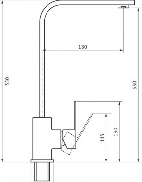 Смеситель MS-012 в Ханты-Мансийске - hanty-mansiysk.ok-mebel.com | фото 2