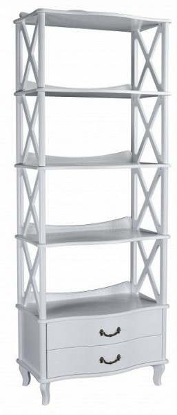 Стеллаж комбинированный Джульетта-4 Л в Ханты-Мансийске - hanty-mansiysk.ok-mebel.com | фото