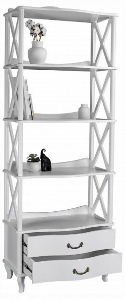 Стеллаж комбинированный Джульетта-4 Л в Ханты-Мансийске - hanty-mansiysk.ok-mebel.com | фото 5