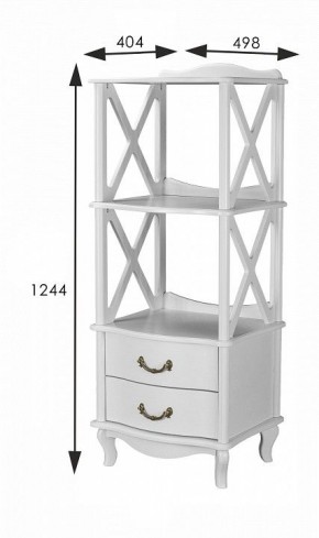 Стеллаж комбинированный Джульетта Л в Ханты-Мансийске - hanty-mansiysk.ok-mebel.com | фото 8