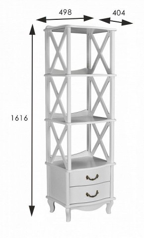 Стеллаж комбинированный Джульетта Л в Ханты-Мансийске - hanty-mansiysk.ok-mebel.com | фото 4