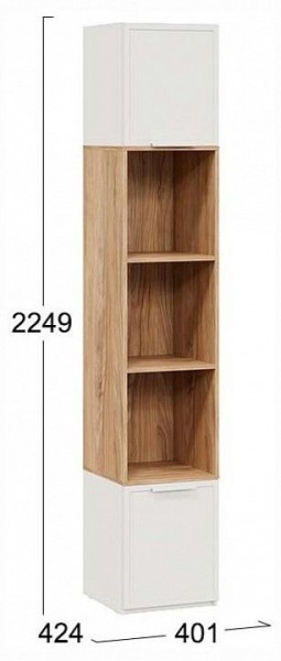 Стеллаж комбинированный Стелла в Ханты-Мансийске - hanty-mansiysk.ok-mebel.com | фото 4
