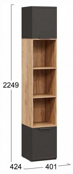 Стеллаж комбинированный Стелла в Ханты-Мансийске - hanty-mansiysk.ok-mebel.com | фото 4