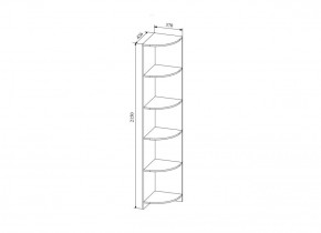 СКАНДИ СДУ370.1 Стеллаж угловой в Ханты-Мансийске - hanty-mansiysk.ok-mebel.com | фото 2