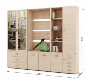 Стенка для прихожей Мартин-4 в Ханты-Мансийске - hanty-mansiysk.ok-mebel.com | фото 3