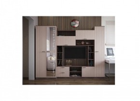 Стенка Марта 11 (Ясень темный/светлый) в Ханты-Мансийске - hanty-mansiysk.ok-mebel.com | фото 2