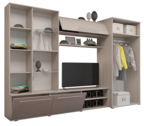 Стенка Монако МДФ в Ханты-Мансийске - hanty-mansiysk.ok-mebel.com | фото 2