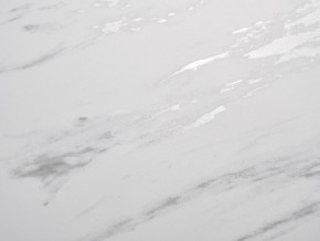 Стол BELLUNO 160 MARBLES KL-99 Белый мрамор матовый, итальянская керамика/ белый каркас, ®DISAUR в Ханты-Мансийске - hanty-mansiysk.ok-mebel.com | фото 3