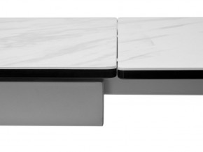 Стол BELLUNO 160 MARBLES KL-99 Белый мрамор матовый, итальянская керамика/ белый каркас, ®DISAUR в Ханты-Мансийске - hanty-mansiysk.ok-mebel.com | фото 9