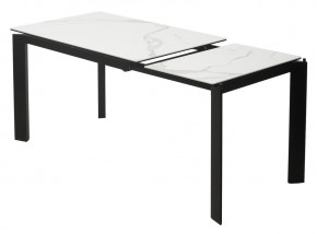 Стол CORNER 120 HIGH GLOSS STATUARIO керамика, стекло/ черный каркас, ®DISAUR в Ханты-Мансийске - hanty-mansiysk.ok-mebel.com | фото 4