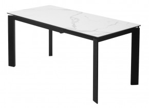 Стол CORNER 120 HIGH GLOSS STATUARIO керамика, стекло/ черный каркас, ®DISAUR в Ханты-Мансийске - hanty-mansiysk.ok-mebel.com | фото 6