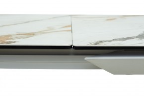 Стол CREMONA 160 KL-188 Контрастный мрамор / белый каркас, ®DISAUR в Ханты-Мансийске - hanty-mansiysk.ok-mebel.com | фото 5