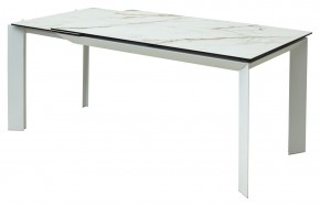 Стол CREMONA 160 KL-188 Контрастный мрамор / белый каркас, ®DISAUR в Ханты-Мансийске - hanty-mansiysk.ok-mebel.com | фото 7