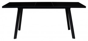 Стол ФИН 120 Черный, стекло/ Черный каркас М-City в Ханты-Мансийске - hanty-mansiysk.ok-mebel.com | фото 1