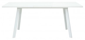 Стол ФИН 140 Белый, стекло/ Белый каркас М-City в Ханты-Мансийске - hanty-mansiysk.ok-mebel.com | фото 2