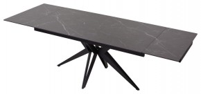 Стол FORIO 160 MATT BLACK MARBLE SOLID CERAMIC / BLACK, ®DISAUR в Ханты-Мансийске - hanty-mansiysk.ok-mebel.com | фото 5