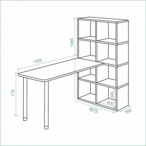 Стол компьютерный Bartolo в Ханты-Мансийске - hanty-mansiysk.ok-mebel.com | фото 3